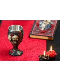 CALICE RESINE ETERNAL LOVE 7CM X 7CM X 14.5CM