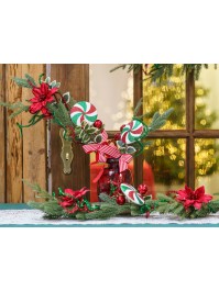 BIG SIZE PEPPERMINT SWEET BRANCH 20CM X 6CM X 64CM