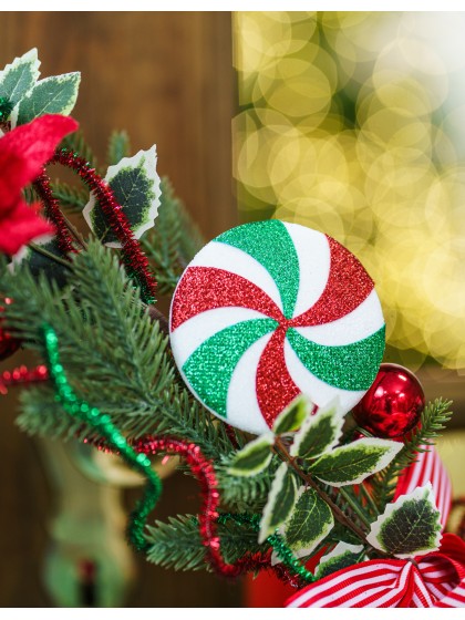 PEPPERMINT SWEET BRANCH TO HANG 24CM X 12CM X 62CM