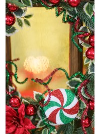 PEPPERMINT SWEET GARLAND 120CM X 24CM X 10CM