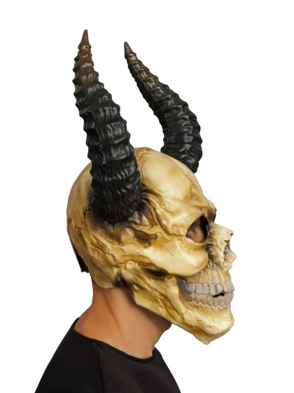 SKULL DEMON FOAM MASK 37CM X 26CM X 53CM