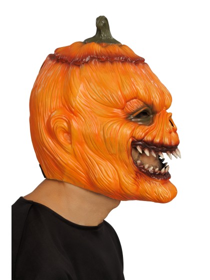MASKE SCHAUM KOPF KÜRBIS SCARY PUMPKIN 31CM X 24CM X 28CM