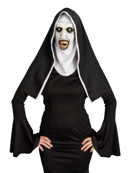 MASQUE BONNE SOEUR AVEC COIFFE 17CM X 14CM X 70CM