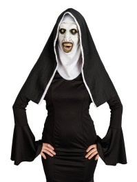 MASKE BONNE SOEUR MIT KOPFSCHMUCK 17CM X 14CM X 70CM