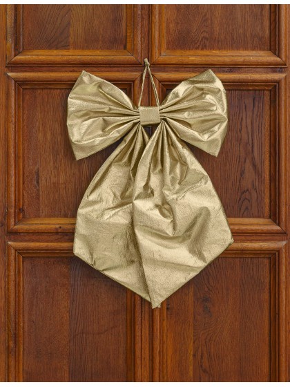 SCHLEIFE STELLAR GOLD GLÄNZEND 49CM X 5CM X 49CM