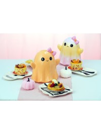 TELLER KERAMIK SKELETT WEISS SUMMERWEEN - 3 SORT. CA. 13.5CM X 1.5CM X 19CM