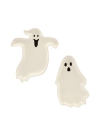 GHOST CERAMIC PLATE - 2 ASSORTED ENV. 17CM X 1.5CM X 20CM