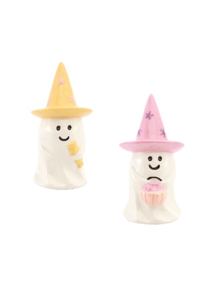 KLEIN GEIST KERAMIK MIT FRIANDISES SUMMERWEEN - 2 SORT. 6.5CM X 6.5CM X 12.5CM