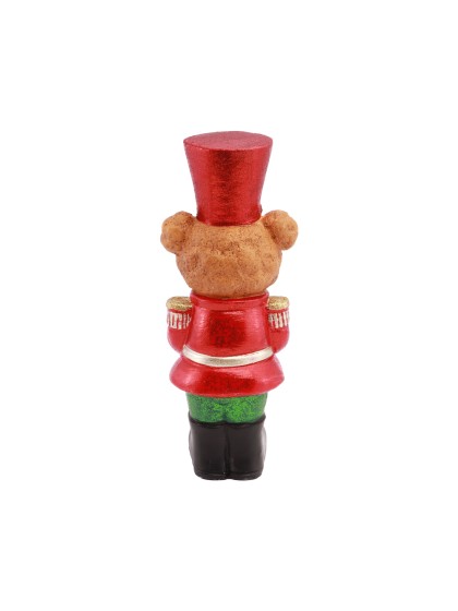 SWEET BEAR BARNABEY TAMBOUR POLYRESINE 11.5CM X 14CM X 29.5CM