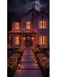 10M ORANGE LED STRING - 100 LED 10M