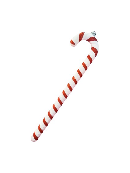 SET 6 CANDY CANES A SUSPENDRE SWEET NOEL 10CM X 2.5CM X 44CM
