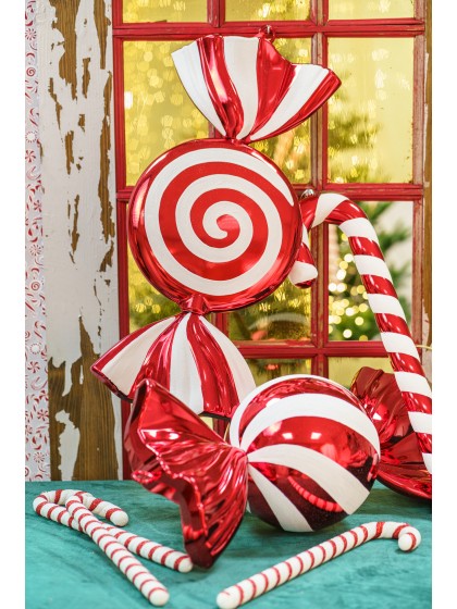 XL CANDY SWEET XMAS TO HANG 72CM X 9CM X 30CM
