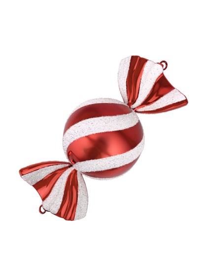 BONBON ROND XXL A SUSPENDRE SWEET NOEL 64CM X 20CM X 30CM