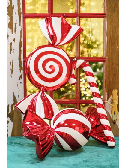 BONBON ROND XXL A SUSPENDRE SWEET NOEL 64CM X 20CM X 30CM