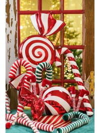 XL CANDY CANE TO HANG SWEET XMAS 16CM X 4CM X 60CM