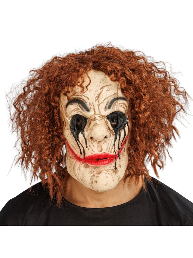 MASQUE LATEX FEMME EN SANGLOTS 18CM X 25CM X 29CM