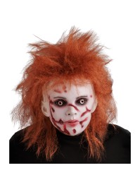 CREEPY KID LATEX MASK 22CM X 26CM X 34CM