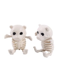 BEAR SKELETON 12CM X 7CM X 13CM