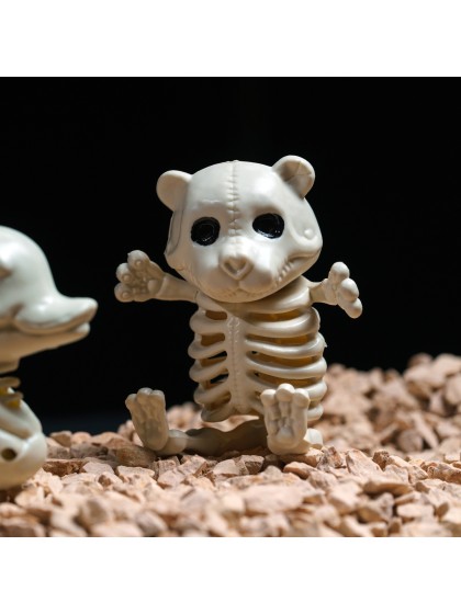 BEAR SKELETON 12CM X 7CM X 13CM