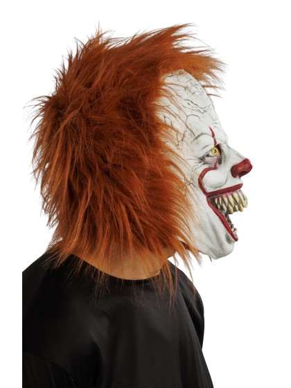 MASQUE LATEX SCARY CLOWN 21CM X 23CM X 30CM