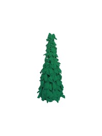 SAPIN NOEUDS VELOURS VERTS DIA 20CM X 60CM