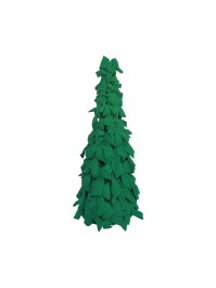 SAPIN NOEUDS VELOURS VERTS DIA 30CM X 83CM