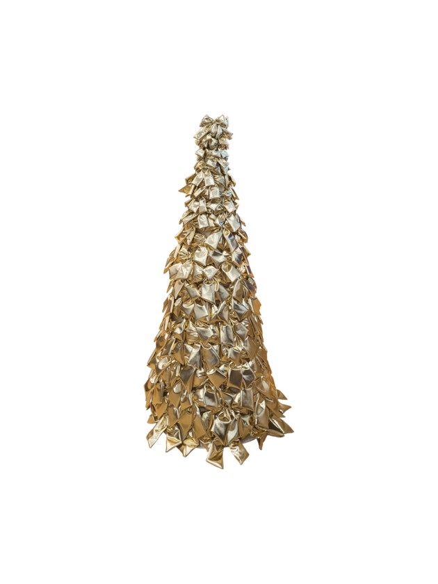 TANNE SCHLEIFEN GOLD GLÄNZEND DIA 30CM X 83CM