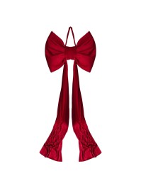 XXL RED VELVET BOW 80CM X 8CM X 220CM