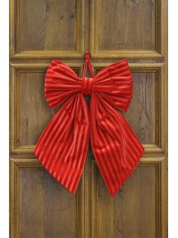 SCHLEIFE SAMT ROT STRUKTURIERT 45CM X 4CM X 60CM