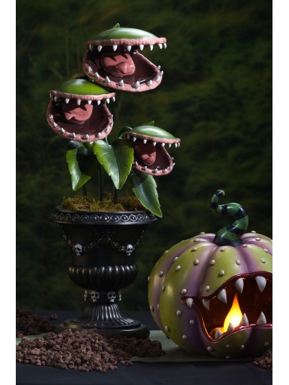 POT DE PLANTE CARNIVORE VENUS FLYTRAP RESINE 23CM X 27CM X 58CM