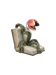 POLYRESIN BOOK OF SPELLS WITH CARNIVOROUS PLANT 29CM X 25CM X 29CM