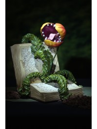 LIVRE RESINE PLANTE CARNIVORE 29CM X 25CM X 29CM