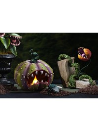 POLYRESIN CARNIVOROUS PUMPKIN 28CM X 28.5CM X 28.5CM
