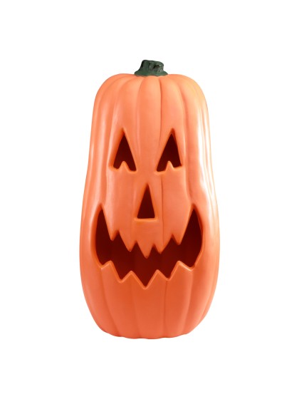 CITROUILLE PLASTIQUE AVEC LED 35CM X 18CM X 68CM