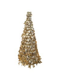 SAPIN NOEUDS OR BRILLANT DIA 35CM X 120CM