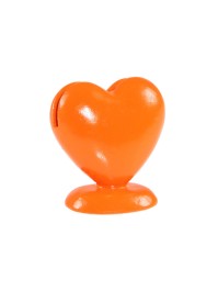 8 DANKKARTENHALTER HERZ KUNSTHARZ ORENGEL 5CM