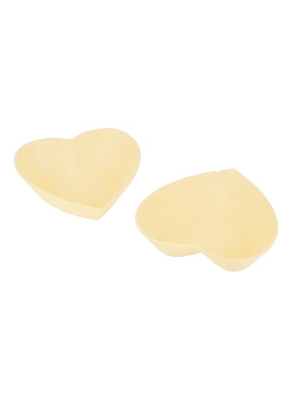 IVORY PAPER BASKET HEART SHAPE 10CM 