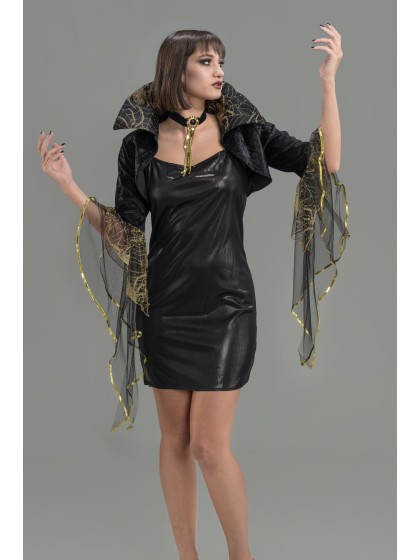 BOLERO LADY ARAIGNEE NOIR ET OR 