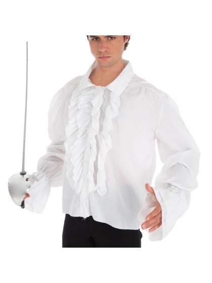 HEMD PIRAT BAUMWOLLE WEISS S