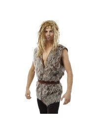 WESTE PLÜSCH WIKINGER LANG BRAUN L