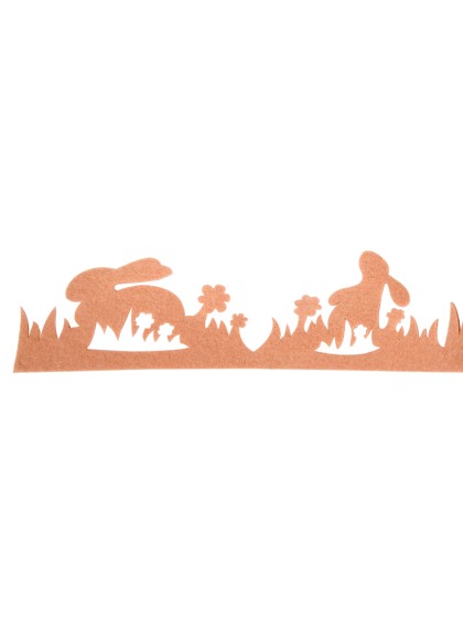 BANDE FILZ HASE BRAUN 200CM X 7CM