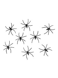 24 SPINNEPP MIT HAKEN SCHWARZ 4CM X 4.4CM