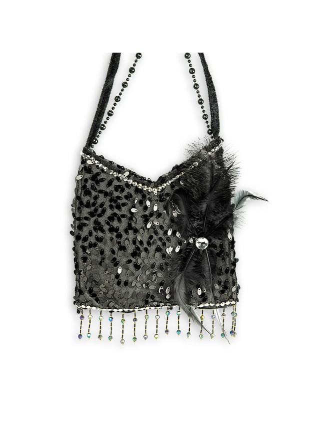 SAC CHARLESTON NOIR 18CM X 1.5CM X 18CM