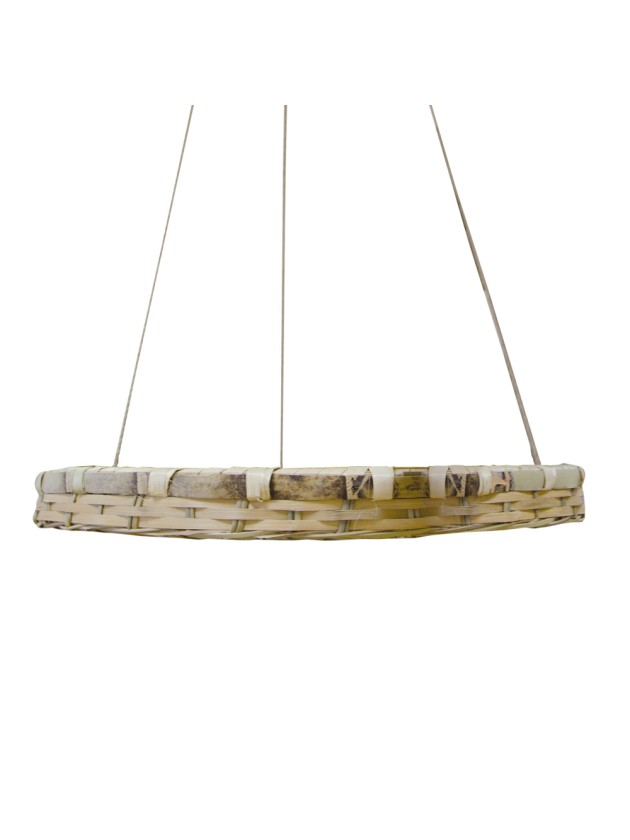 STRUCTURE BOIS RONDE A SUSP 54CM X 5CM