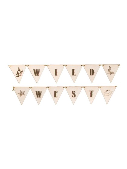 WIMPELKETTE THEME WESTERN 4M
