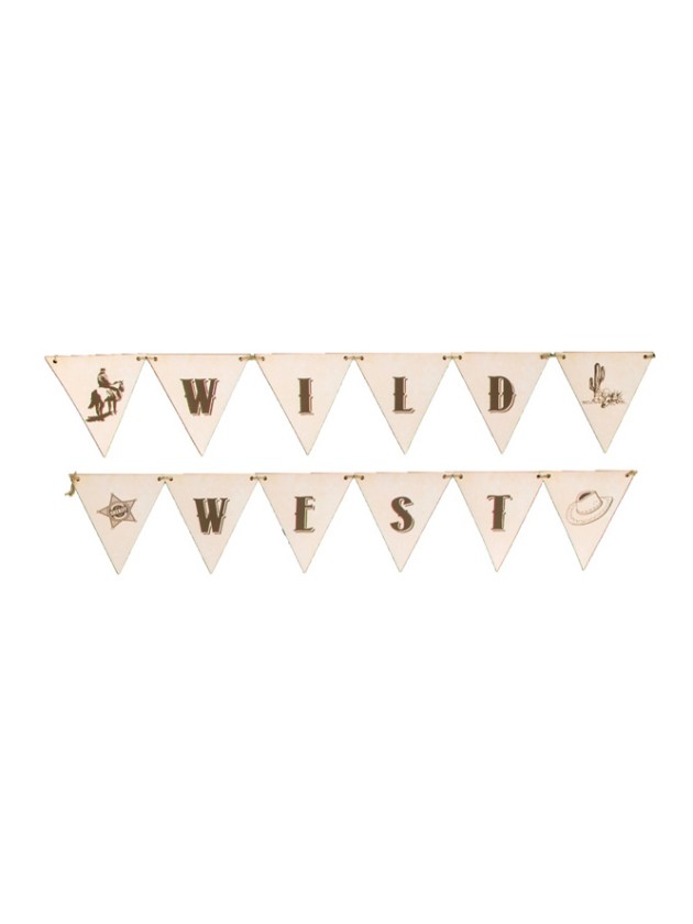 WIMPELKETTE THEME WESTERN 4M