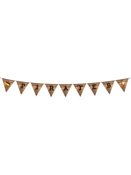 WIMPELKETTE THEME PIRATES 4M
