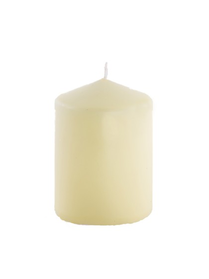 IVORY PILLAR CANDLE 6CM X 10CM