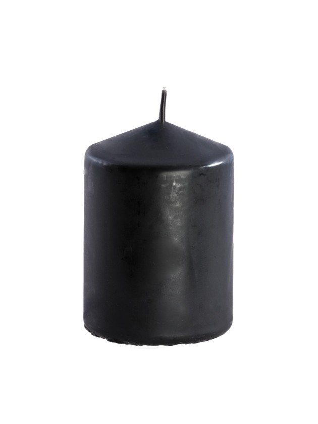 BOUGIE CYL NOIR 6CM X 10CM