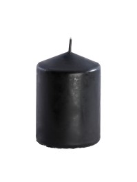 BOUGIE CYL NOIR 6CM X 10CM